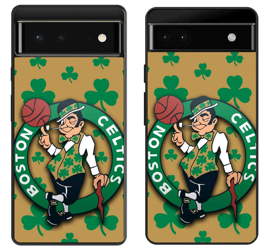 Boston Celtics Background Google Pixel 6 | 6A | 6 Pro Case