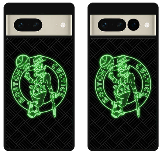 Boston Celtics Light Logo Google Pixel 7 | 7 Pro Case