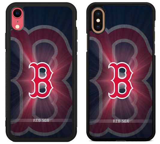 Boston Red Sox Background iPhone X | XS | XR | XS Max Case