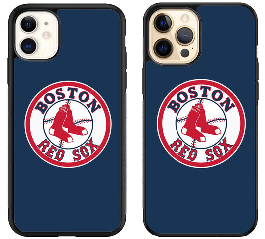 Boston Red Sox Logo iPhone 12 | 12 Mini | 12 Pro | 12 Pro Max Case