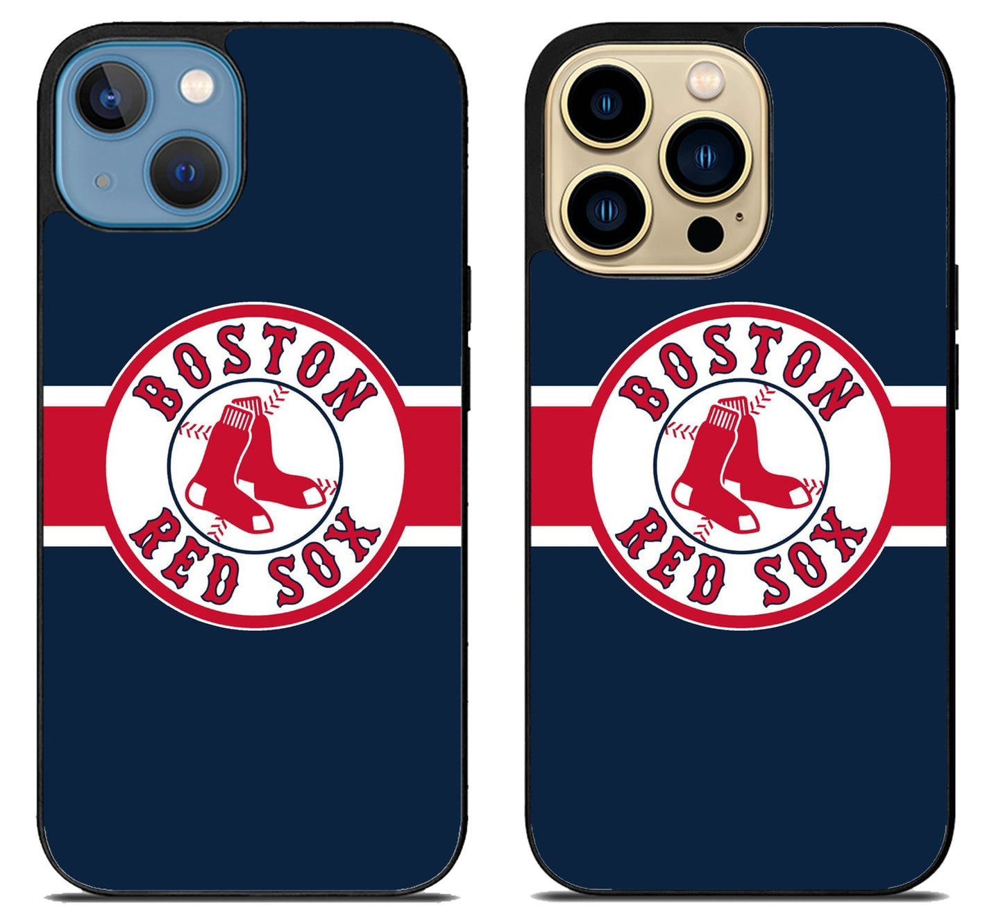 Boston Red Sox Stripe Logo iPhone 14 | 14 Plus | 14 Pro | 14 Pro Max Case