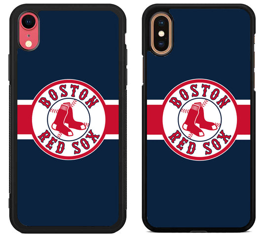 Boston Red Sox Stripe Logo iPhone X | XS | XR | XS Max Case