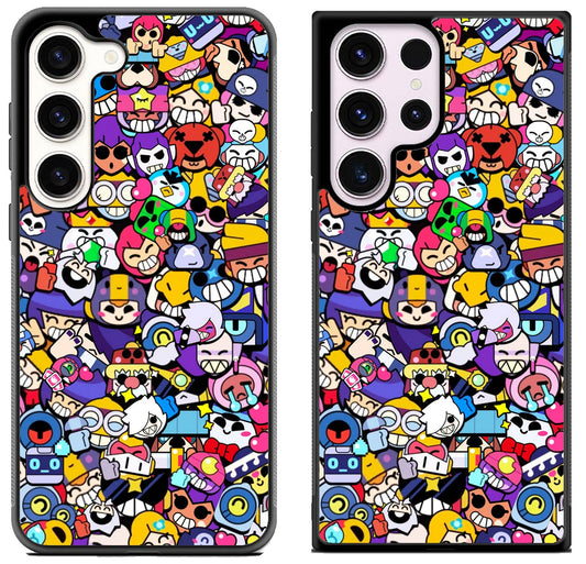 Brawl Stars Collage Samsung Galaxy S23 | S23+ | S23 Ultra Case