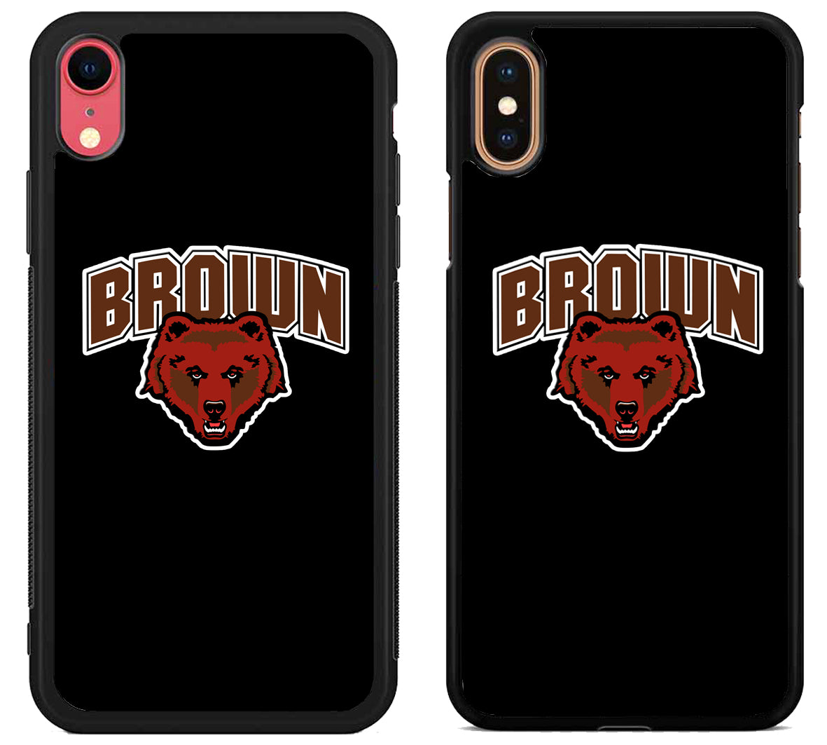 Brown Bears Black iPhone X | Xs | Xr | Xs Max Case