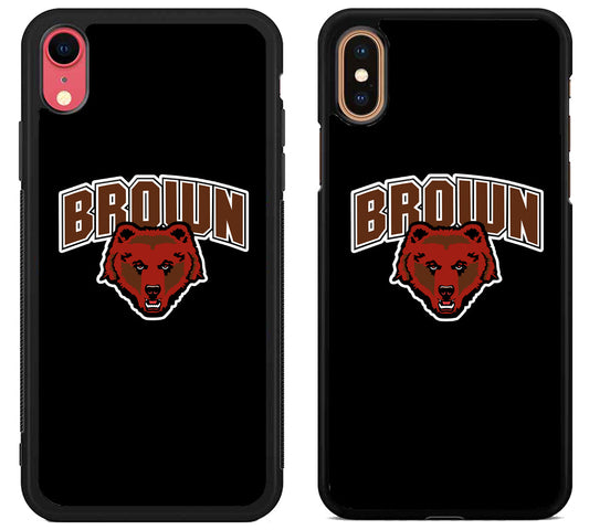 Brown Bears Black iPhone X | Xs | Xr | Xs Max Case