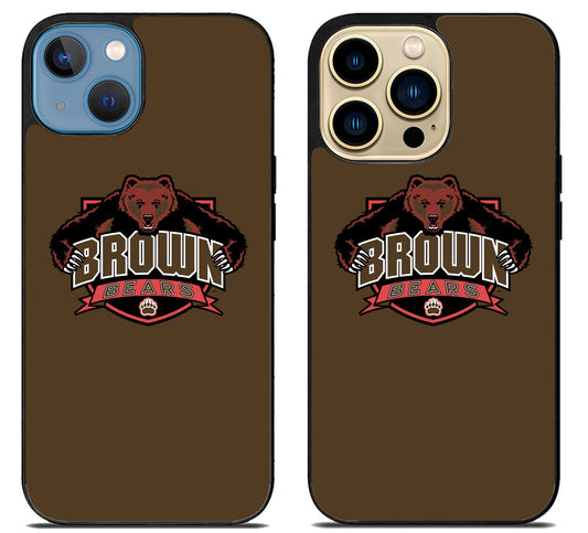 Brown Bears Logo iPhone 14 | 14 Plus | 14 Pro | 14 Pro Max Case