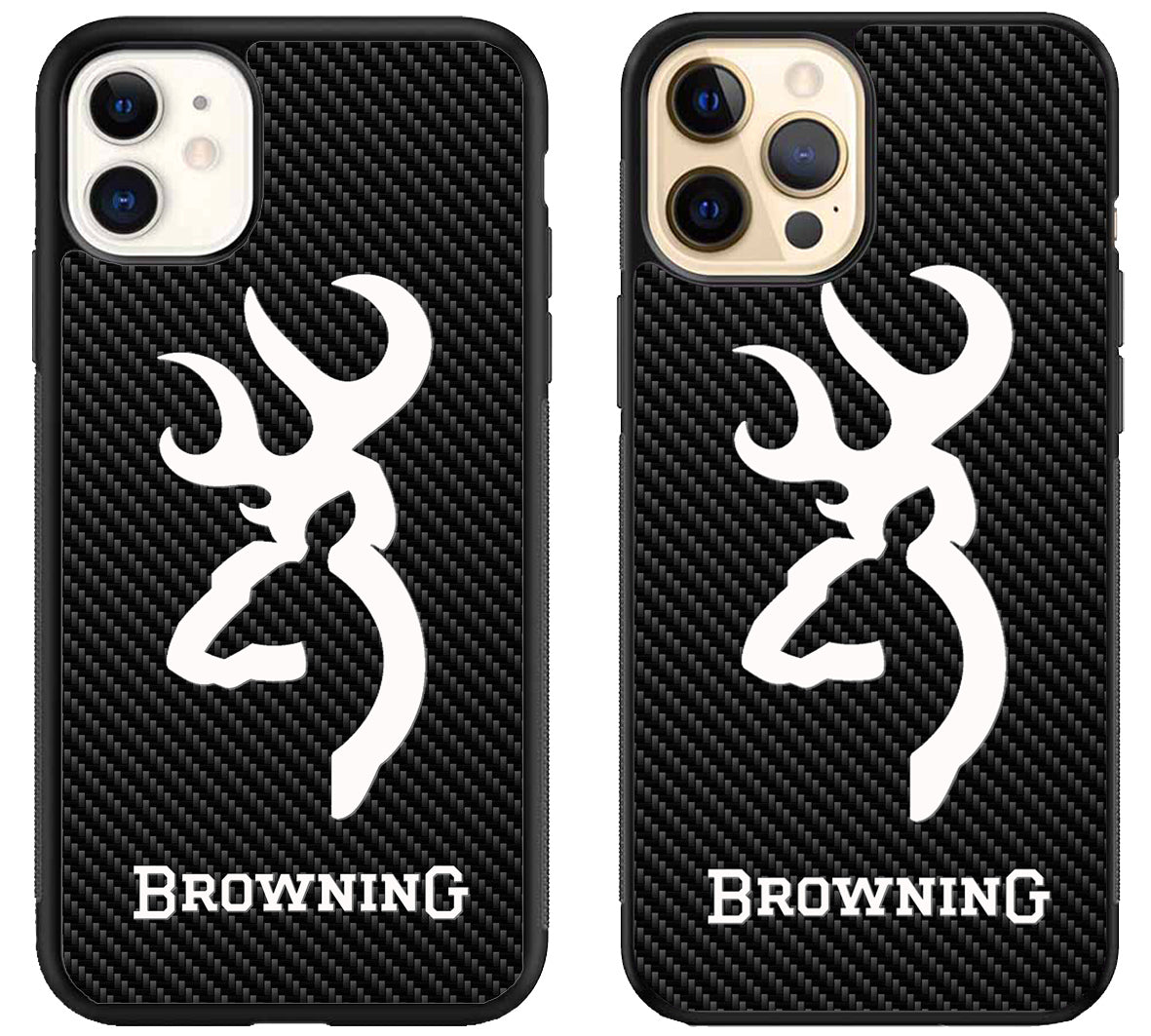 Browning Deer Carbon iPhone 12 | 12 Mini | 12 Pro | 12 Pro Max Case