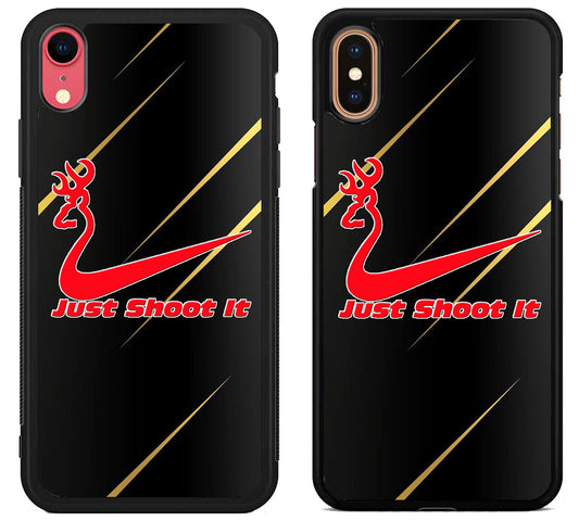 Browning Deer Just Shoot it iPhone X | XS | XR | XS Max Case