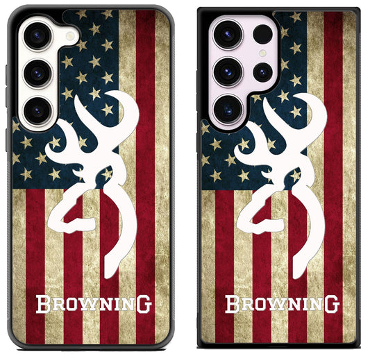 Browning Deer Logo Flag Samsung Galaxy S23 | S23+ | S23 Ultra Case