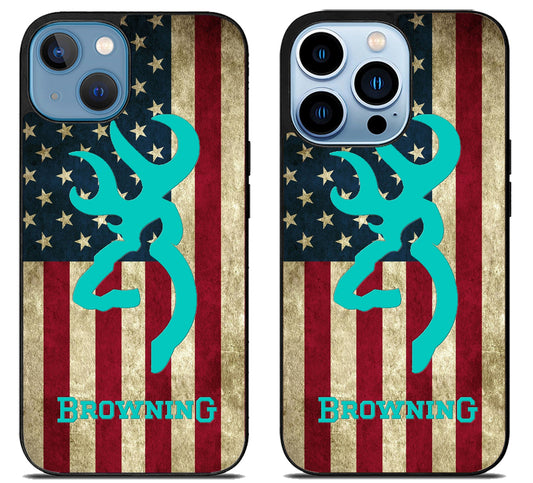 Browning Deer Mint Flag iPhone 13 | 13 Mini | 13 Pro | 13 Pro Max Case