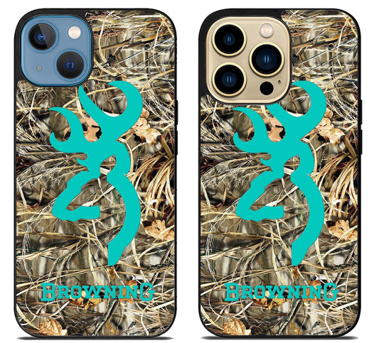 Browning Deer Mint Realtree iPhone 14 | 14 Plus | 14 Pro | 14 Pro Max Case