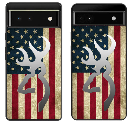 Browning Logo Flag Google Pixel 6 | 6A | 6 Pro Case