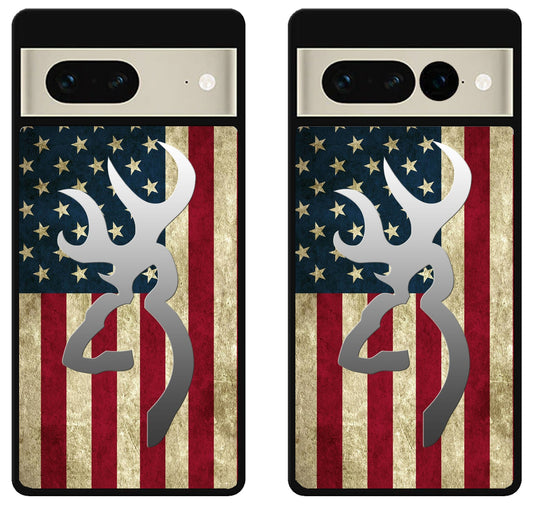 Browning Logo Flag Google Pixel 7 | 7 Pro Case