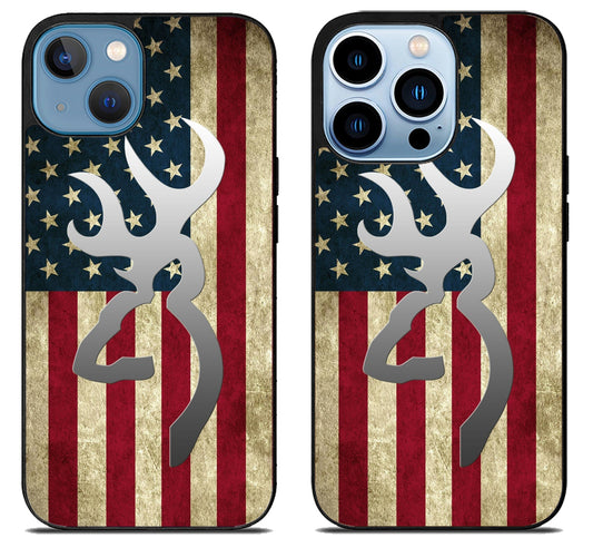 Browning Logo Flag iPhone 13 | 13 Mini | 13 Pro | 13 Pro Max Case