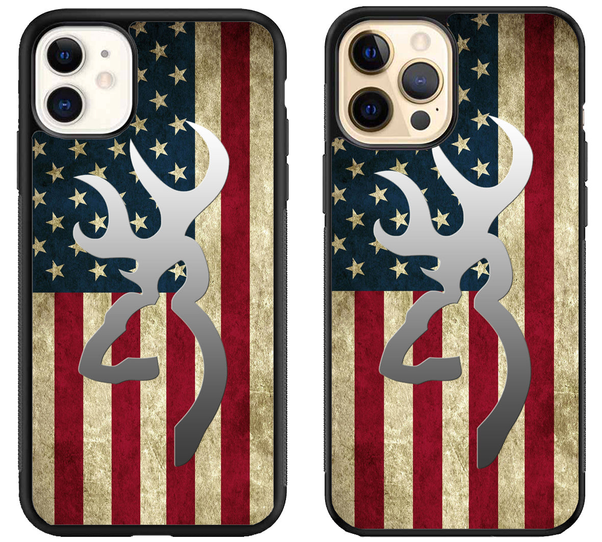 Browning Logo Flag iPhone 12 | 12 Mini | 12 Pro | 12 Pro Max Case