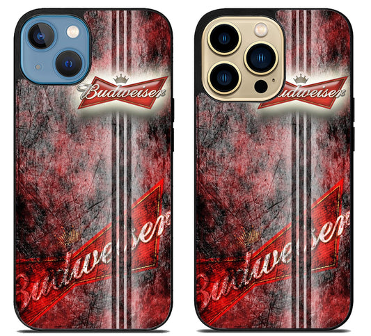 Budweiser Red Wallpaper iPhone 14 | 14 Plus | 14 Pro | 14 Pro Max Case