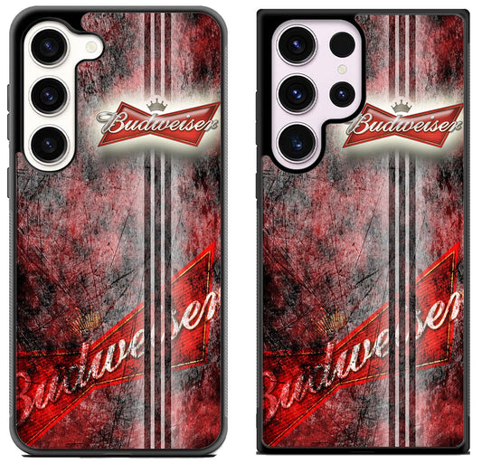 Budweiser Red Wallpaper Samsung Galaxy S23 | S23+ | S23 Ultra Case