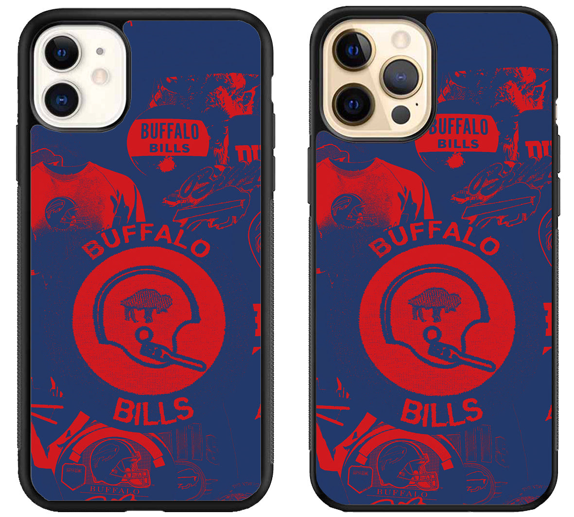 Buffalo Bills Painted iPhone 12 | 12 Mini | 12 Pro | 12 Pro Max Case