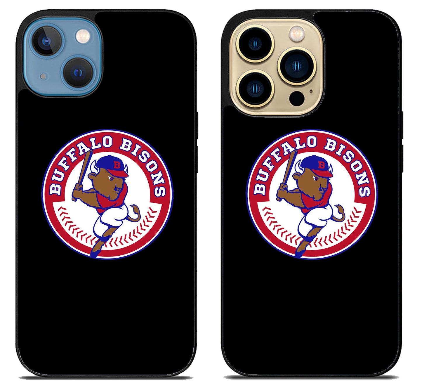 Buffalo Bisons Black iPhone 14 | 14 Plus | 14 Pro | 14 Pro Max Case