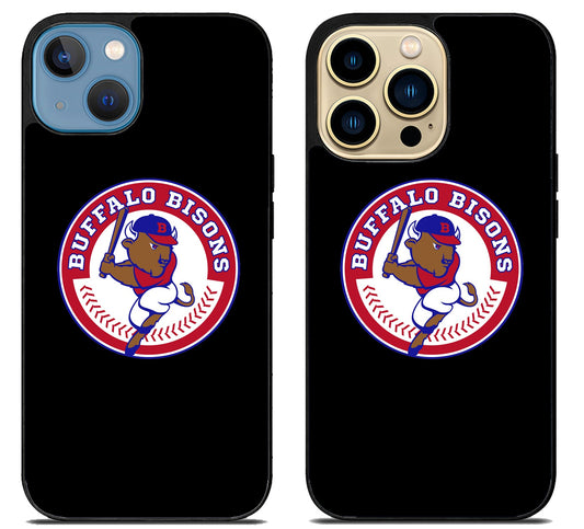 Buffalo Bisons Black iPhone 14 | 14 Plus | 14 Pro | 14 Pro Max Case