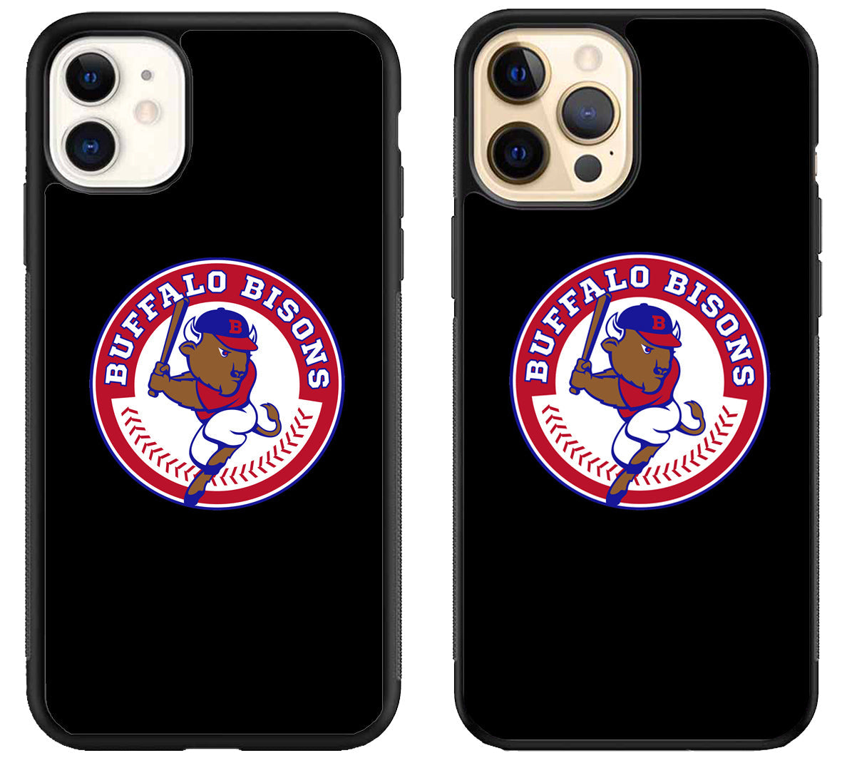 Buffalo Bisons Black iPhone 12 | 12 Mini | 12 Pro | 12 Pro Max Case