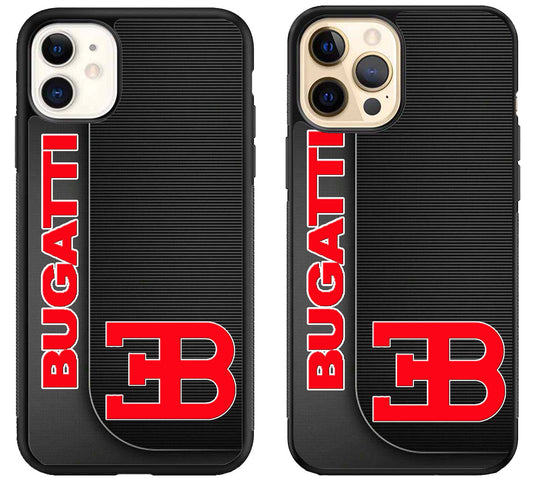 Bugatti Black Red iPhone 12 | 12 Mini | 12 Pro | 12 Pro Max Case