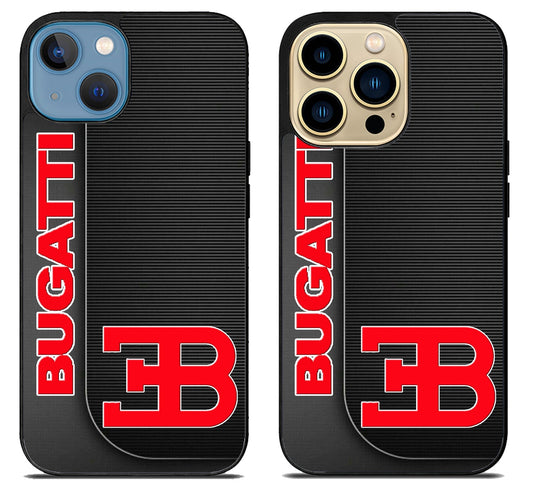 Bugatti Black Red iPhone 14 | 14 Plus | 14 Pro | 14 Pro Max Case