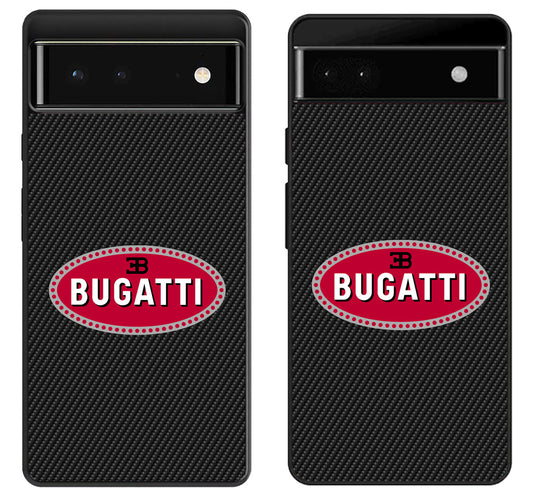 Bugatti Logo Carbon Google Pixel 6 | 6A | 6 Pro Case