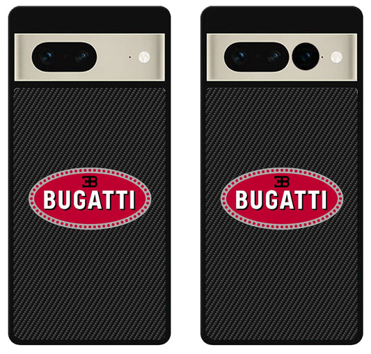 Bugatti Logo Carbon Google Pixel 7 | 7 Pro Case