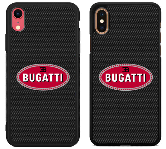 Bugatti Logo Carbon iPhone X | XS | XR | XS Max Case