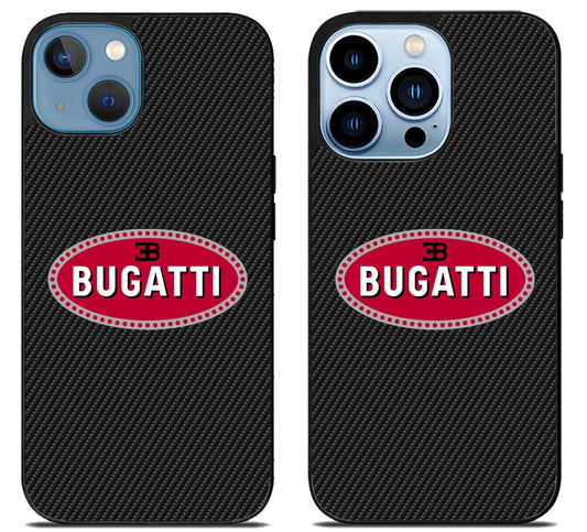 Bugatti Logo Carbon iPhone 13 | 13 Mini | 13 Pro | 13 Pro Max Case
