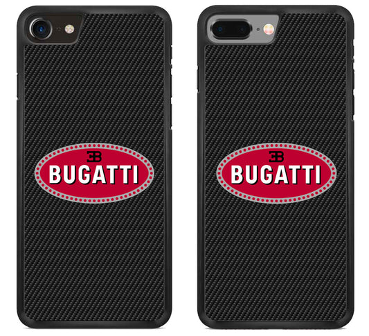 Bugatti Logo Carbon iPhone 8 | iPhone 8 Plus Case