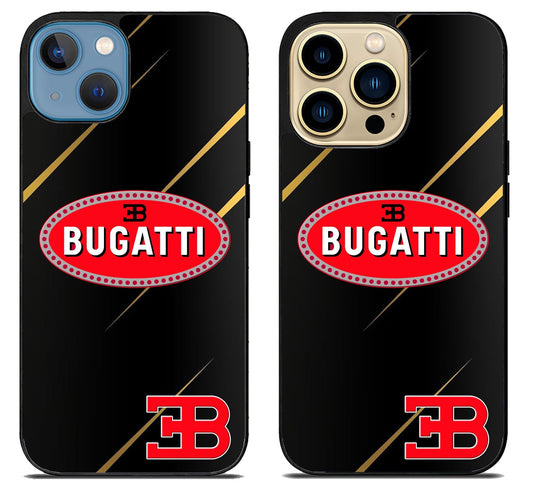 Bugatti Logo Black iPhone 14 | 14 Plus | 14 Pro | 14 Pro Max Case
