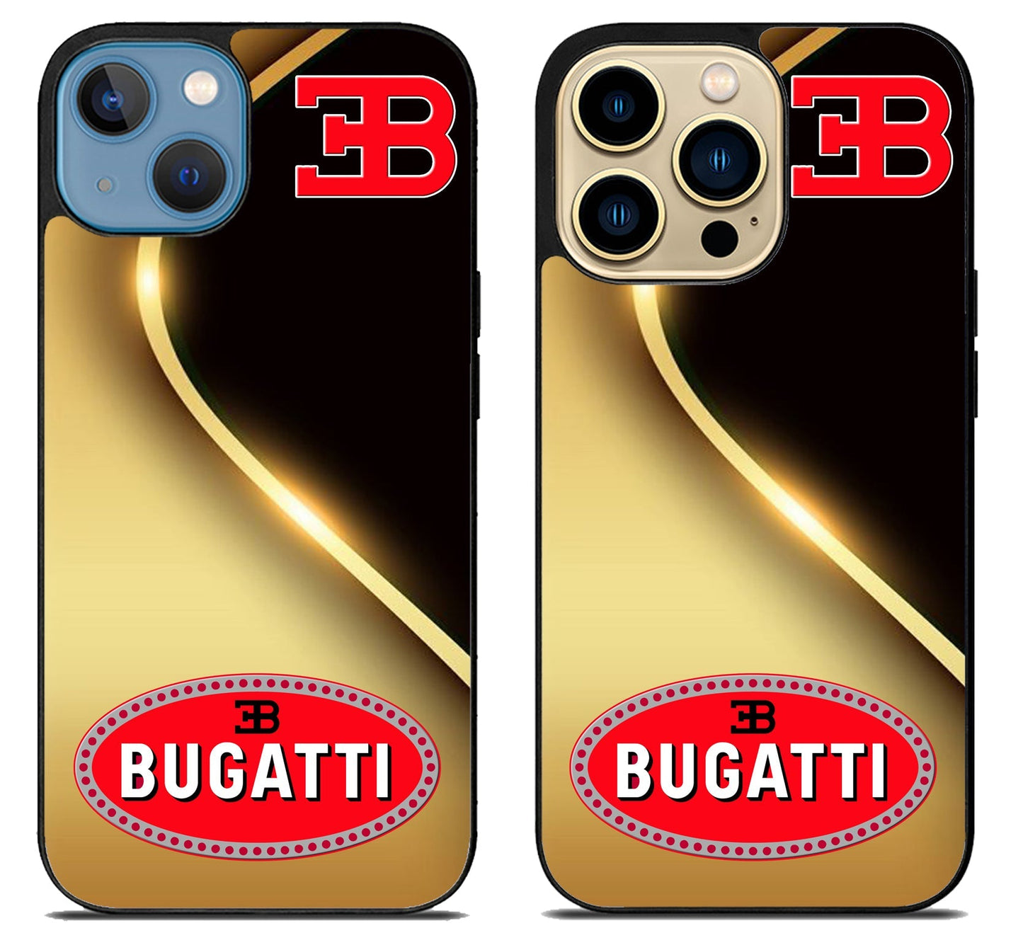 Bugatti Gold Metallic iPhone 14 | 14 Plus | 14 Pro | 14 Pro Max Case