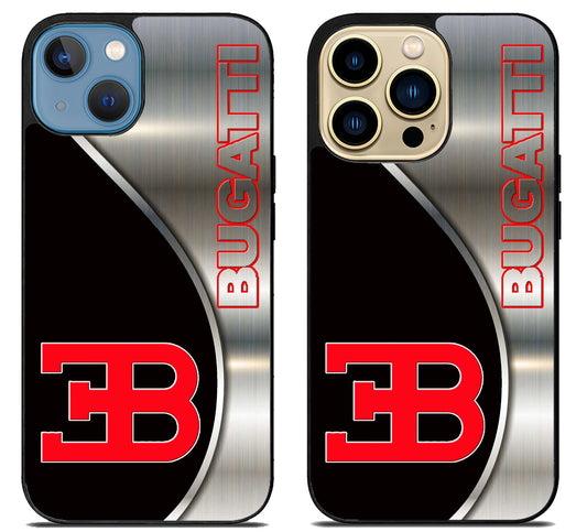 Bugatti Silver Metallic iPhone 14 | 14 Plus | 14 Pro | 14 Pro Max Case