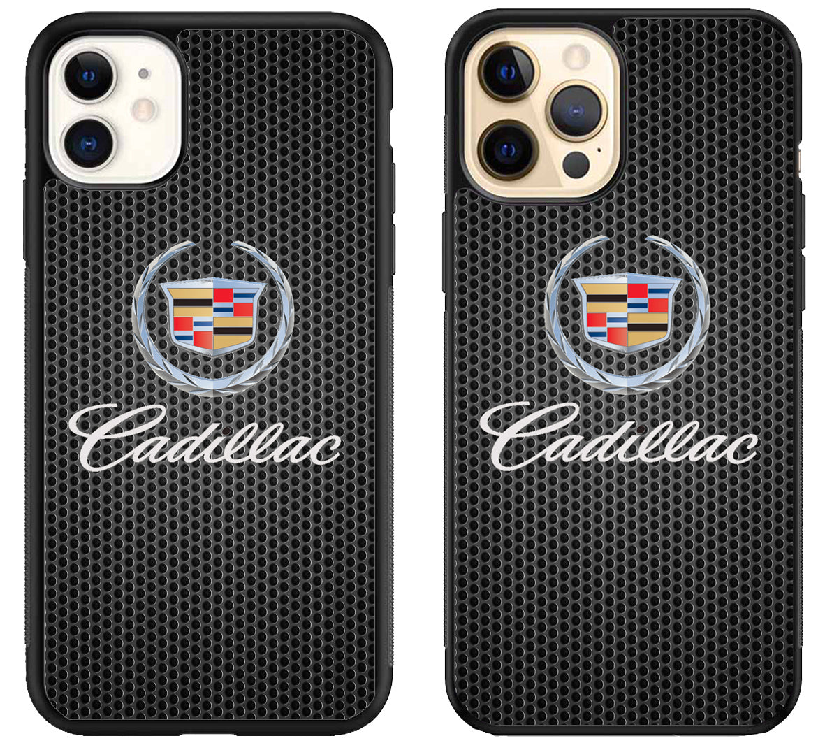 Cadillac Black Carbon iPhone 12 | 12 Mini | 12 Pro | 12 Pro Max Case