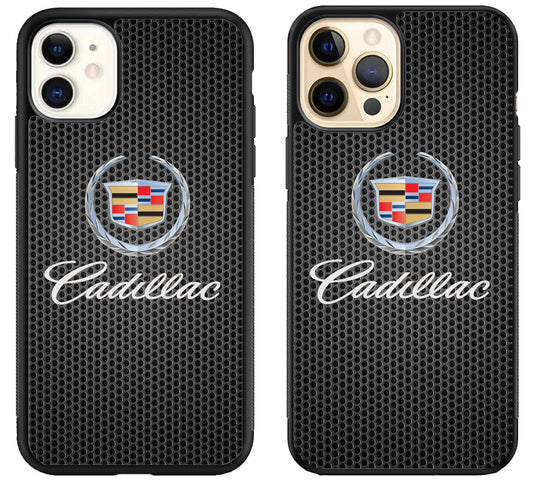 Cadillac Black Carbon iPhone 12 | 12 Mini | 12 Pro | 12 Pro Max Case