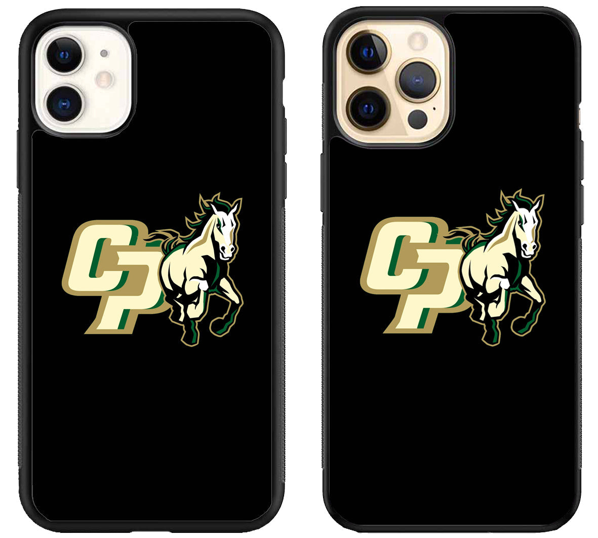 Cal Poly Mustang Black iPhone 12 | 12 Mini | 12 Pro | 12 Pro Max Case