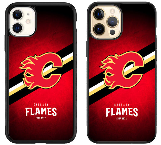 Calgary Flames Cover iPhone 12 | 12 Mini | 12 Pro | 12 Pro Max Case