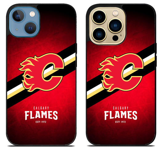 Calgary Flames Cover iPhone 14 | 14 Plus | 14 Pro | 14 Pro Max Case