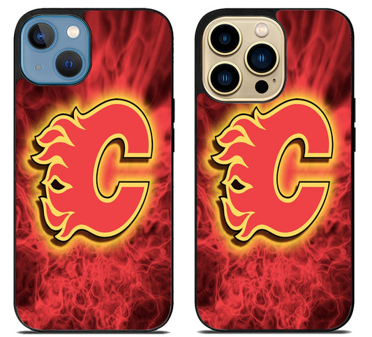 Calgary Flames Logo iPhone 14 | 14 Plus | 14 Pro | 14 Pro Max Case