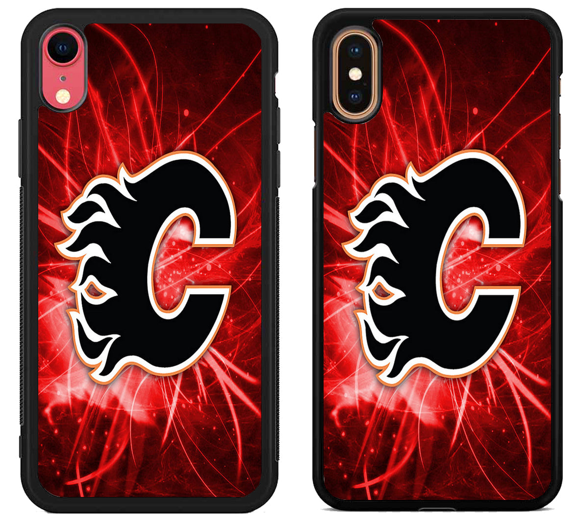 Calgary Flames Red Wallpaper iPhone X | XS | XR | XS Max Case