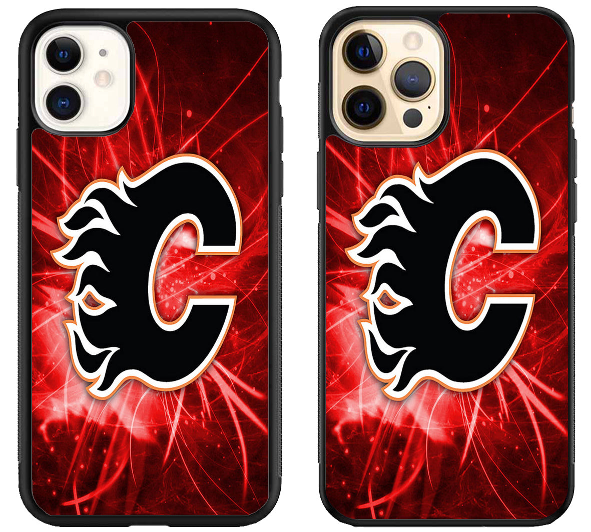 Calgary Flames Red iPhone 12 | 12 Mini | 12 Pro | 12 Pro Max Case