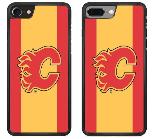 Calgary Flames Stripe iPhone 8 | iPhone 8 Plus Case