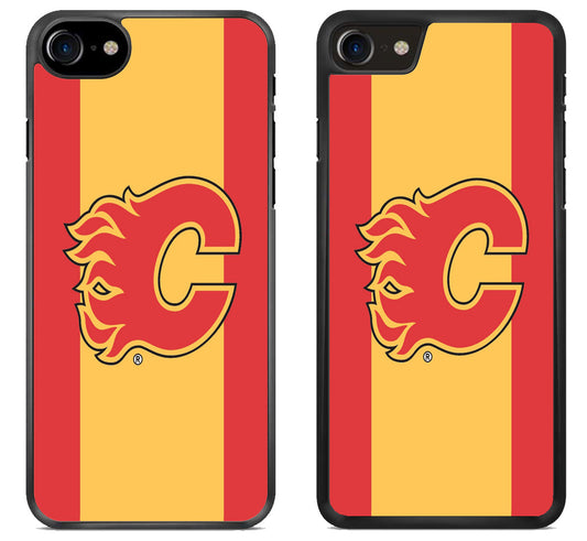 Calgary Flames Stripe iPhone SE 2020 | iPhone SE 2022 Case