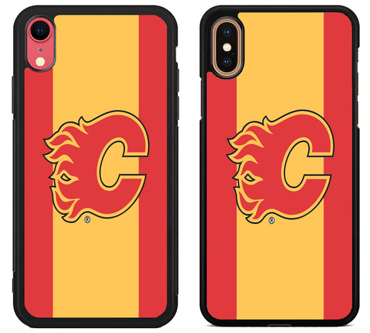 Calgary Flames Stripe iPhone X | XS | XR | XS Max Case