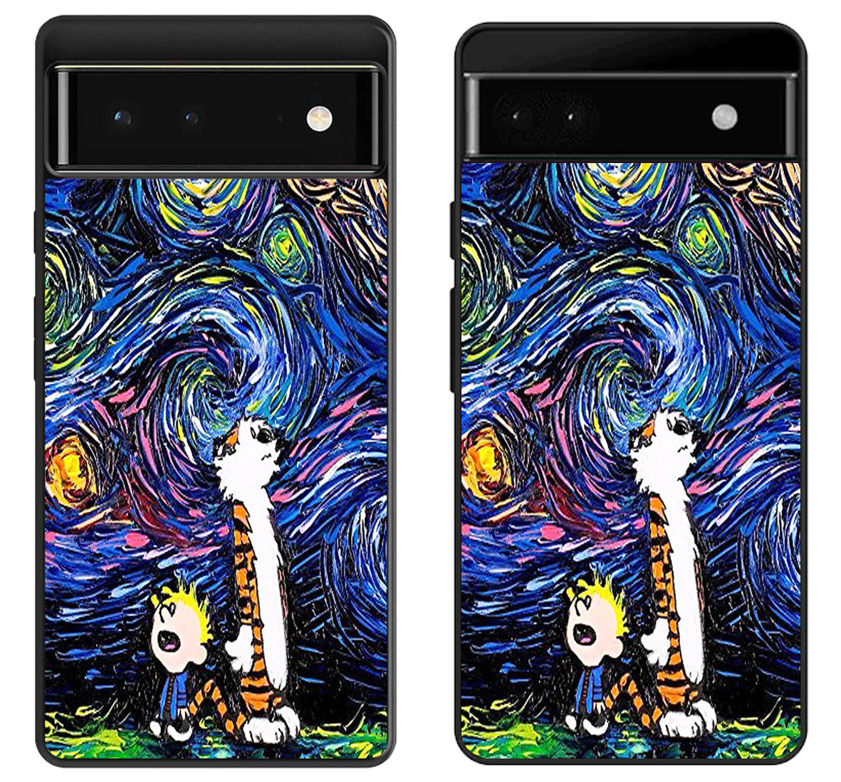 Calvin And Hobbes Starry Night Google Pixel 6 | 6A | 6 Pro Case