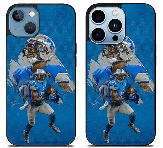 Calvin Johnson Detroit Lions iPhone 13 | 13 Mini | 13 Pro | 13 Pro Max Case