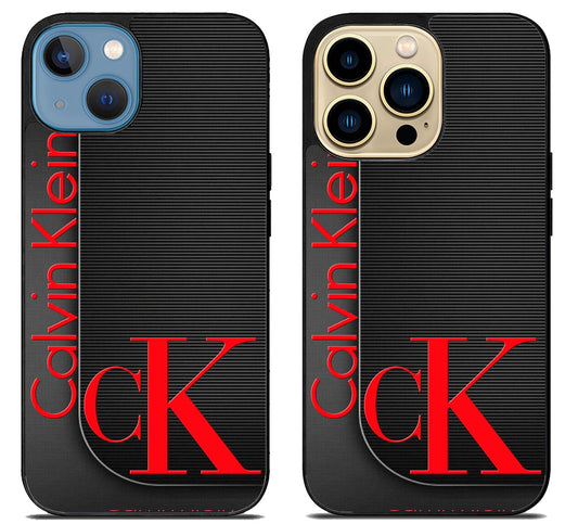 Calvin Klein Red iPhone 14 | 14 Plus | 14 Pro | 14 Pro Max Case