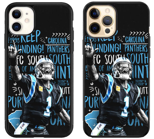 Cam Newton Carolina cool iPhone 12 | 12 Mini | 12 Pro | 12 Pro Max Case